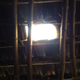 Damaged houses.